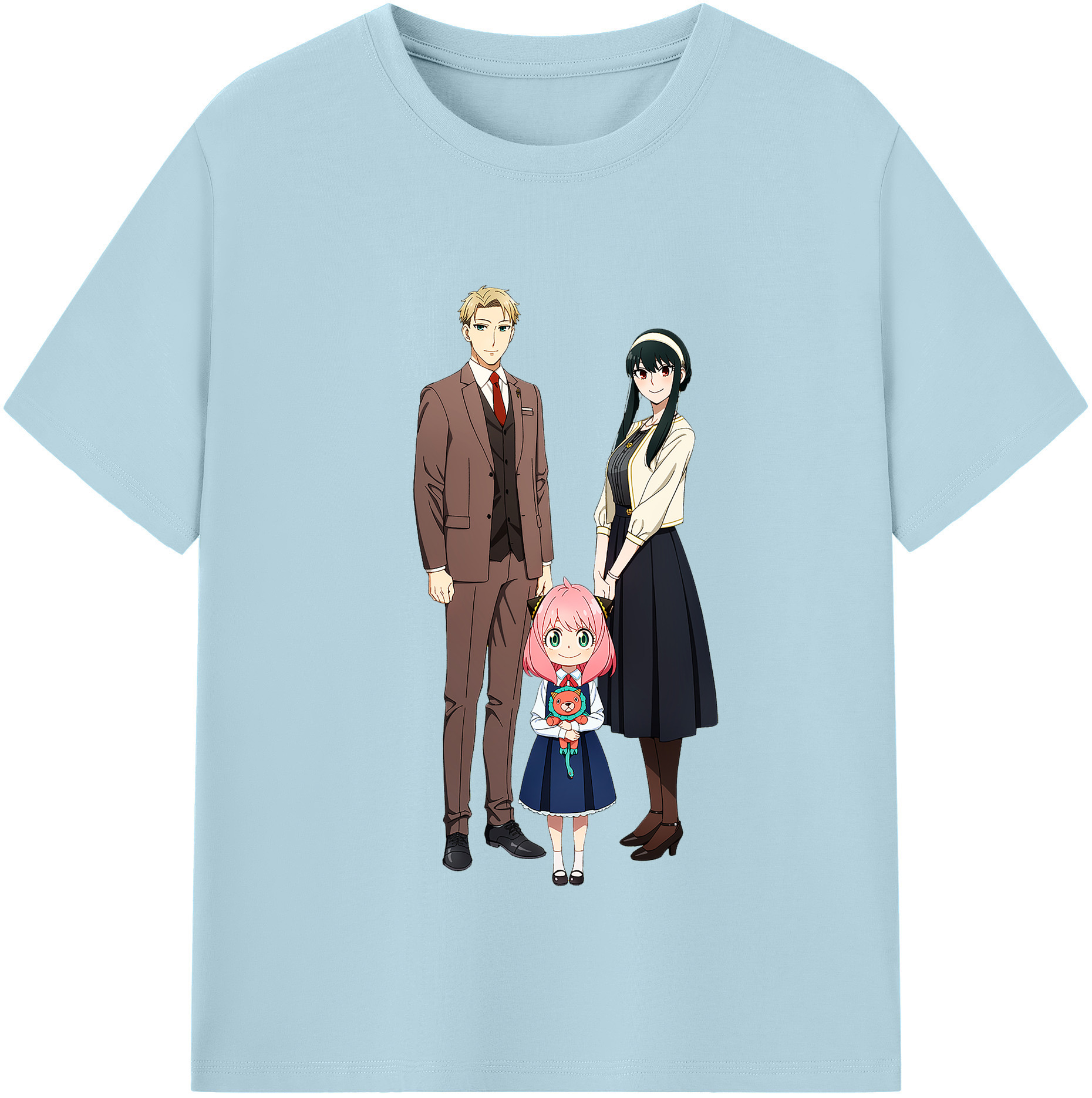（画像用） SPY×FAMILY间谍家家酒 綿100％半袖Tシャツ（フロントプリント）